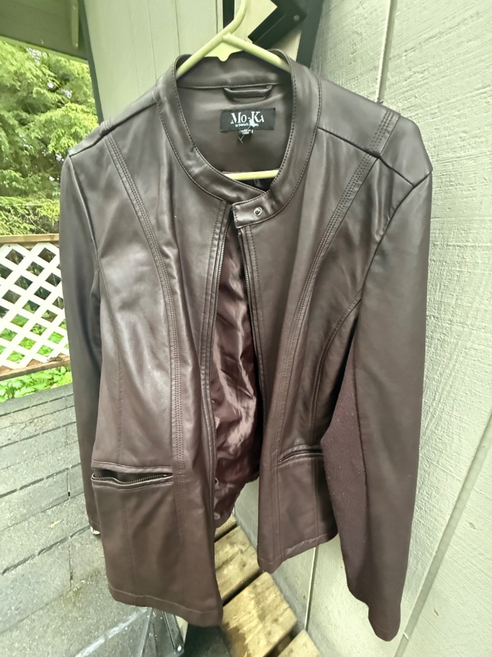 Real leather jacket - Picture 3 of 4